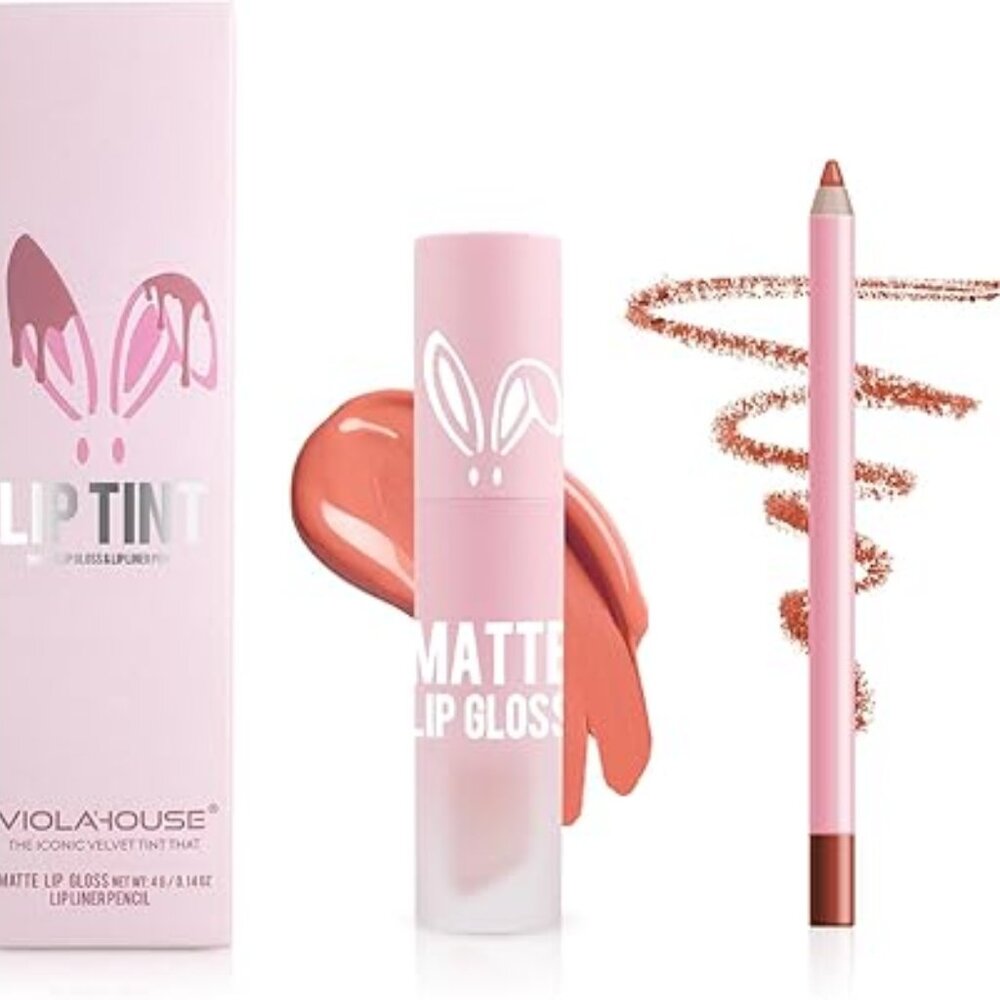 Viola House Matte Lip Gloss & Liner #10